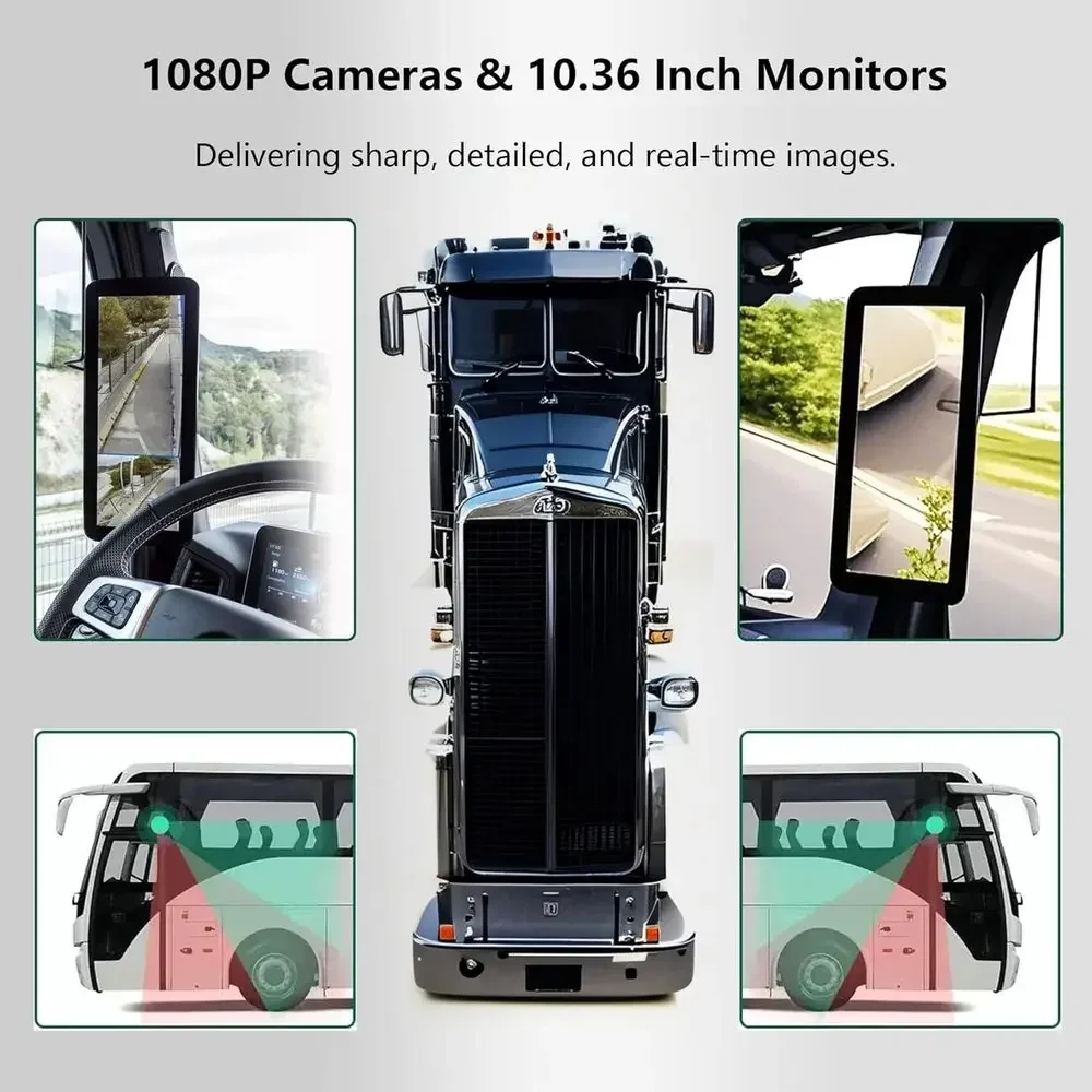 Dual Monitor Truck Camera Syst - Cameras ulasan dan harga