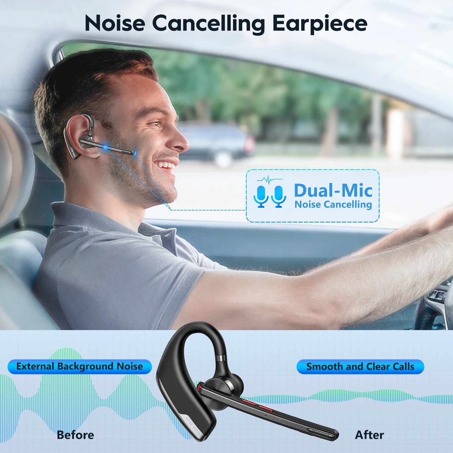 New Bee M51 Bluetooth 5.2 Wire - Open Ear Air Conduction Headphones ulasan dan harga