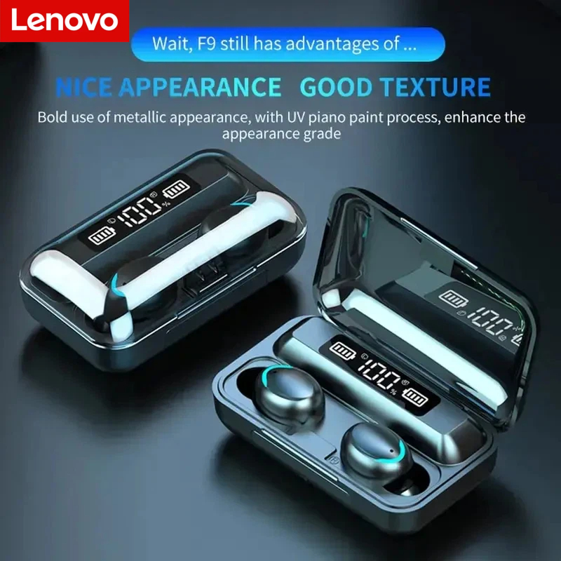 Lenovo F9 Bluetooth Wireless H - Headphones ulasan dan harga