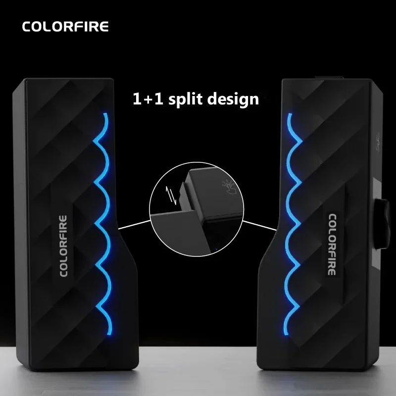 HIFI Sound Quality Wired Compu - Rgb Computer Soundbar For Pc ulasan dan harga