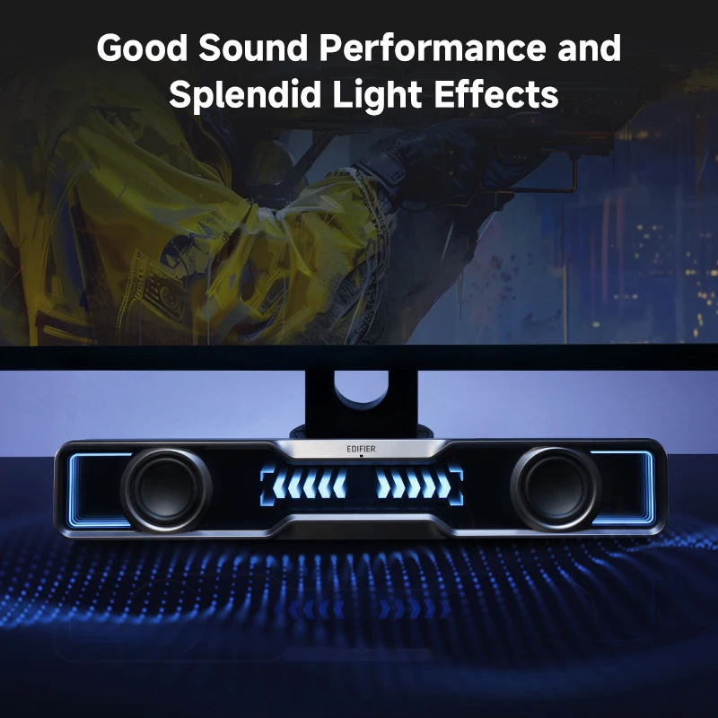Edifier QS30 Computer Speakers - Rgb Computer Soundbar For Pc ulasan dan harga