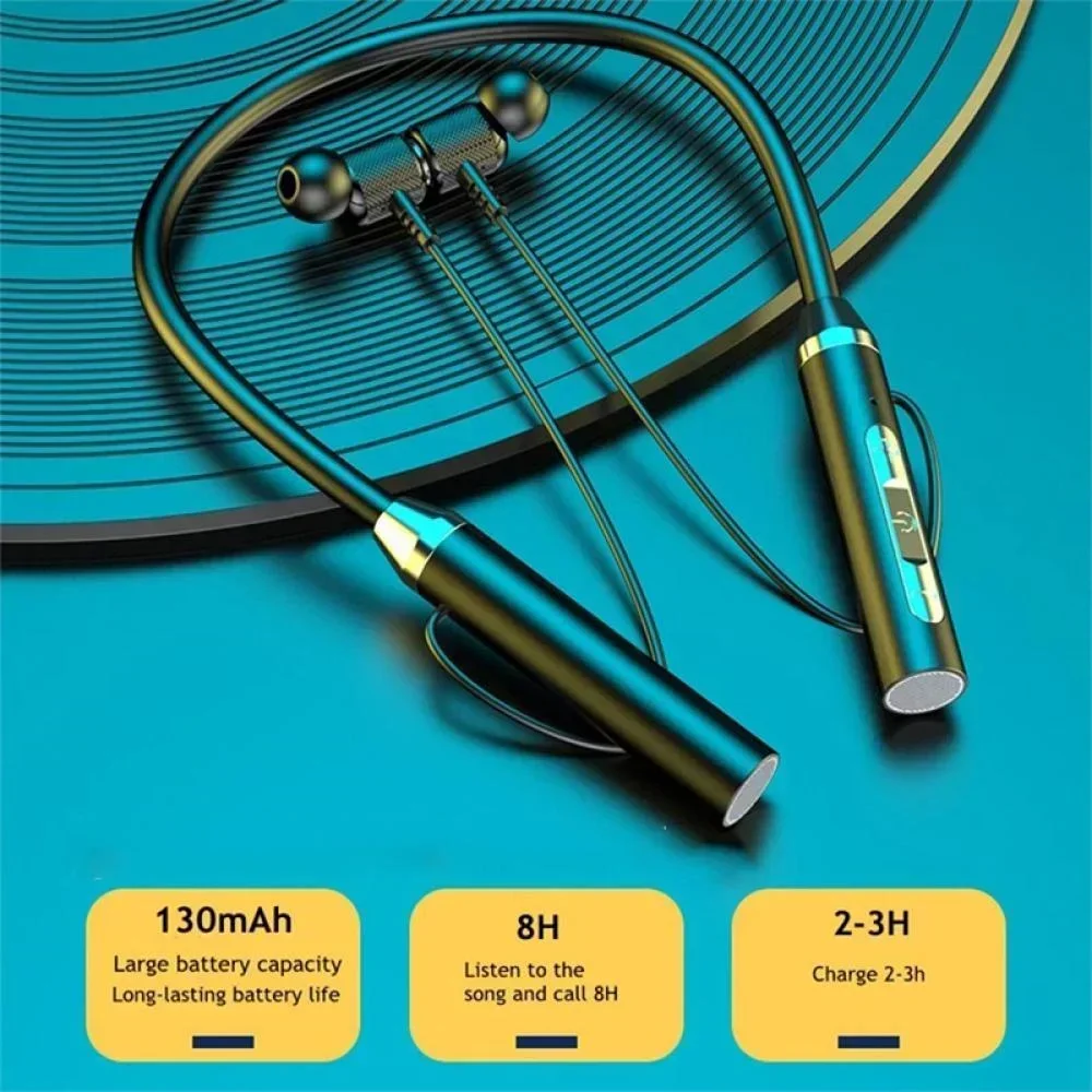 New K58 Bluetooth headset neck - Magnetic Neckband Sports Earphones ulasan dan harga