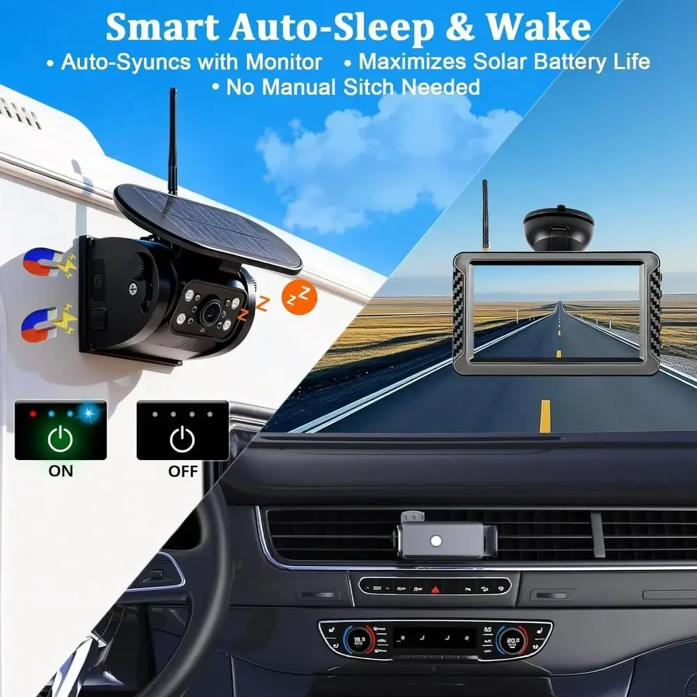 X5 Magnetic Solar Wireless Bac - Cameras ulasan dan harga