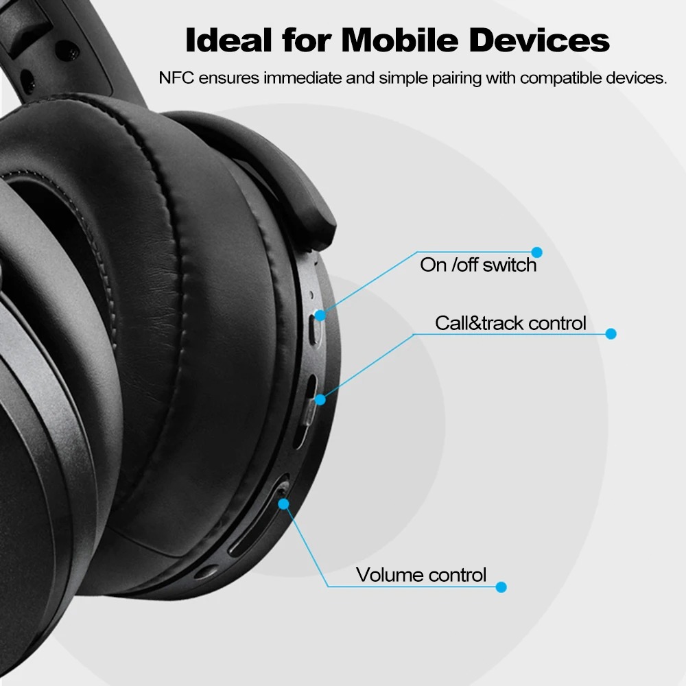 Original Sennheiser HD 4.50 BT - Anc Wireless Over Ear Headphones ulasan dan harga