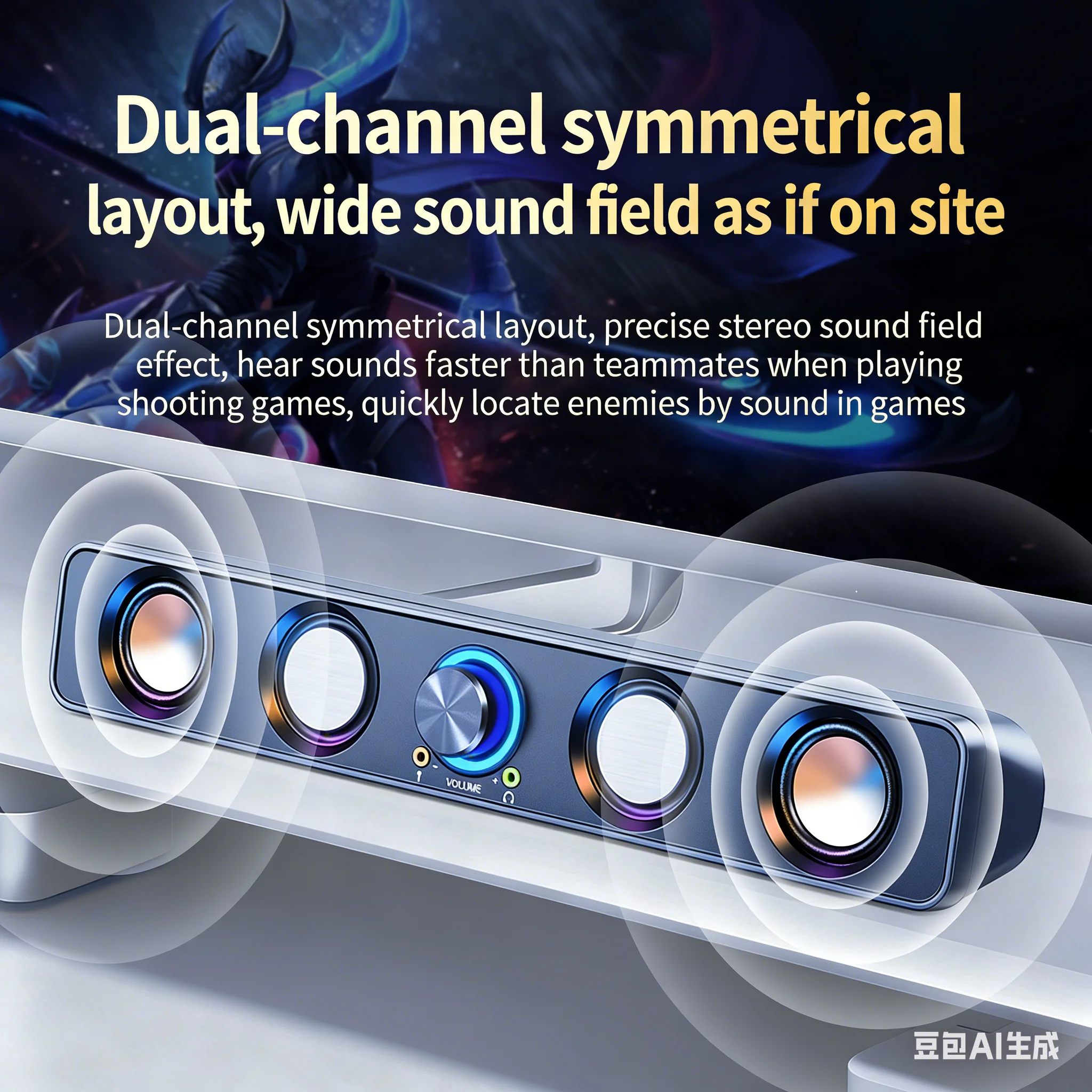 Home Theater Speakers System S - Rgb Computer Soundbar For Pc ulasan dan harga