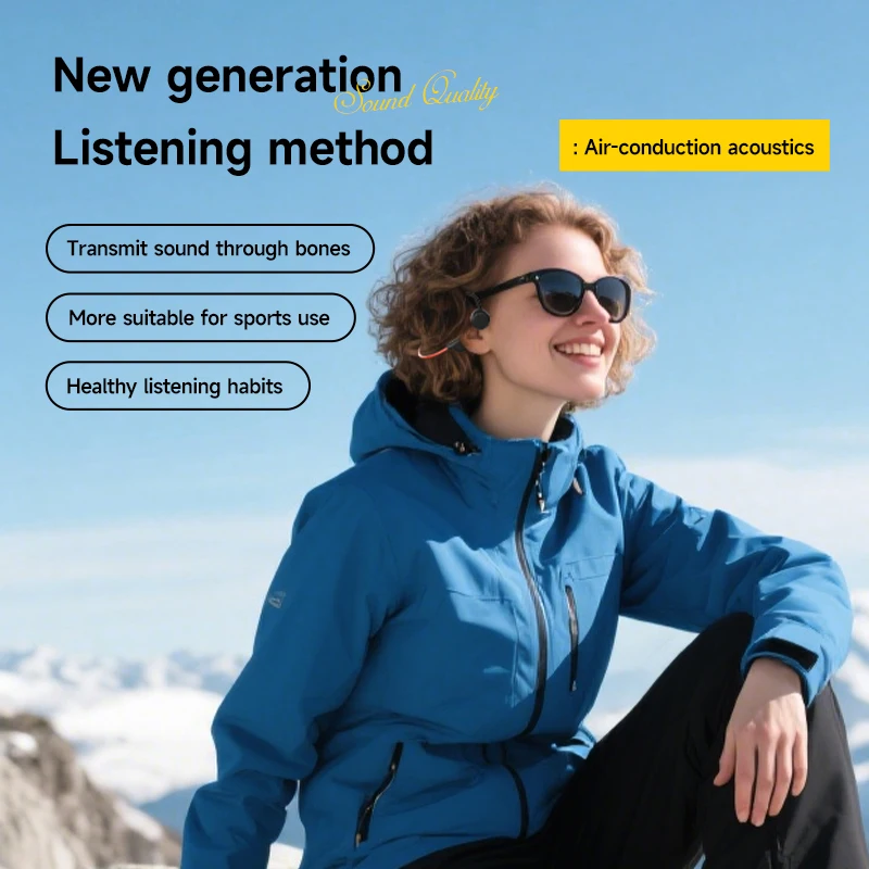 Bone Conduction Bluetooth Earb - Anc Wireless Over Ear Headphones ulasan dan harga
