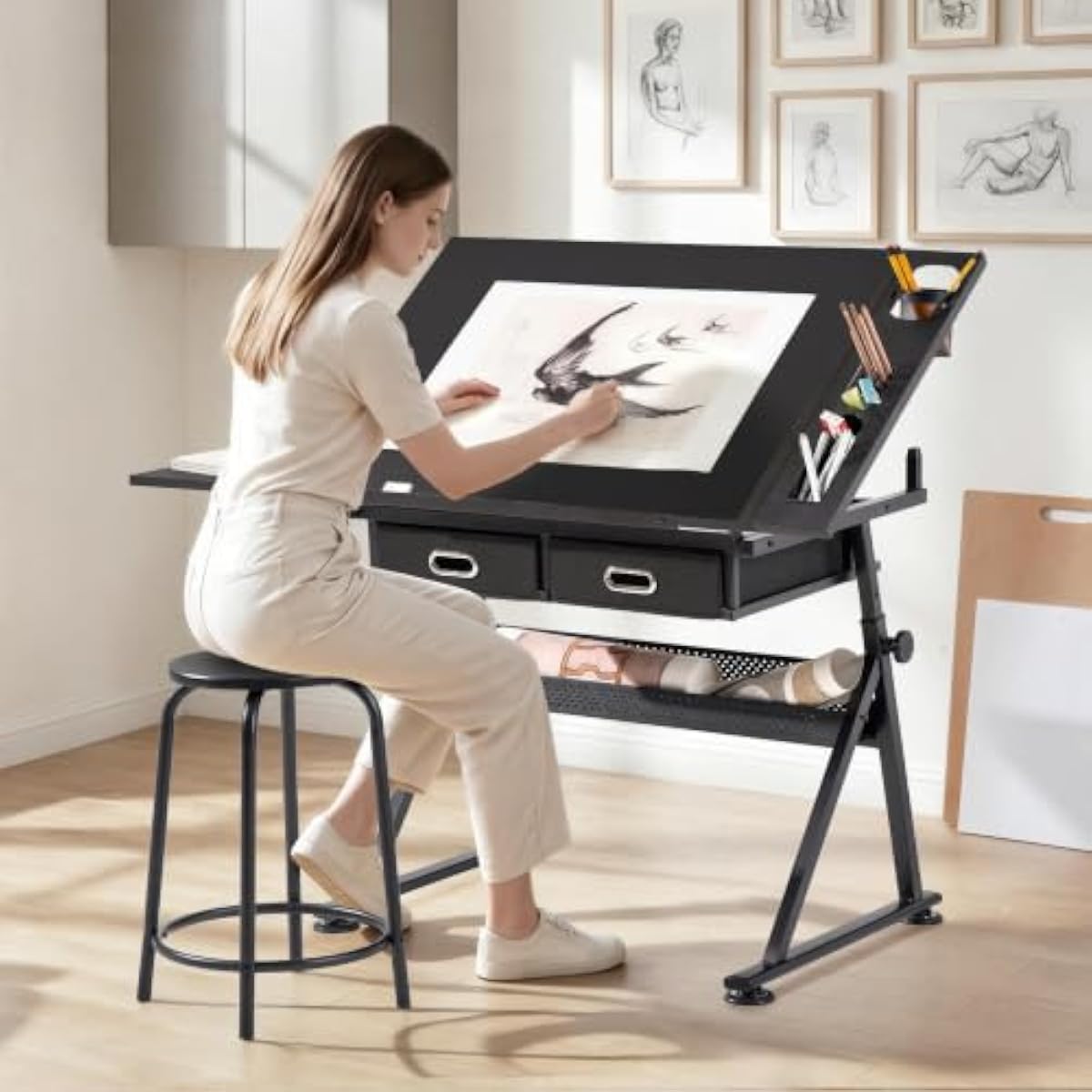 Drafting Desk with Tilt-Adjust - Laptops ulasan dan harga