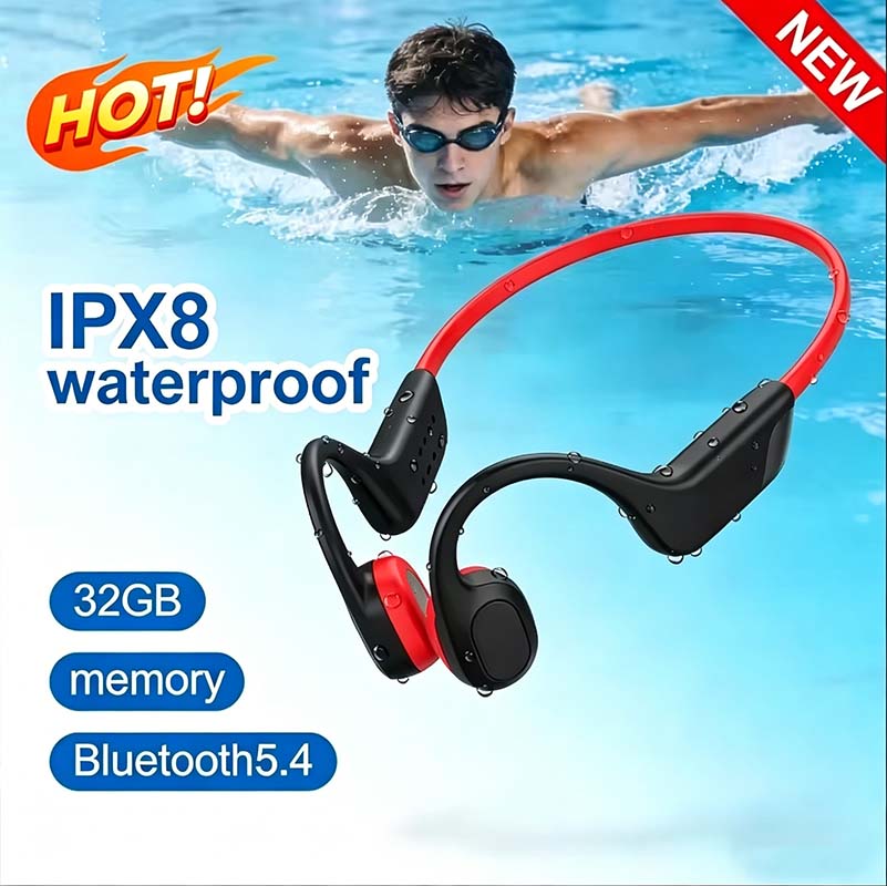 2026 New Bone Conduction Bluet - Anc Wireless Over Ear Headphones ulasan dan harga