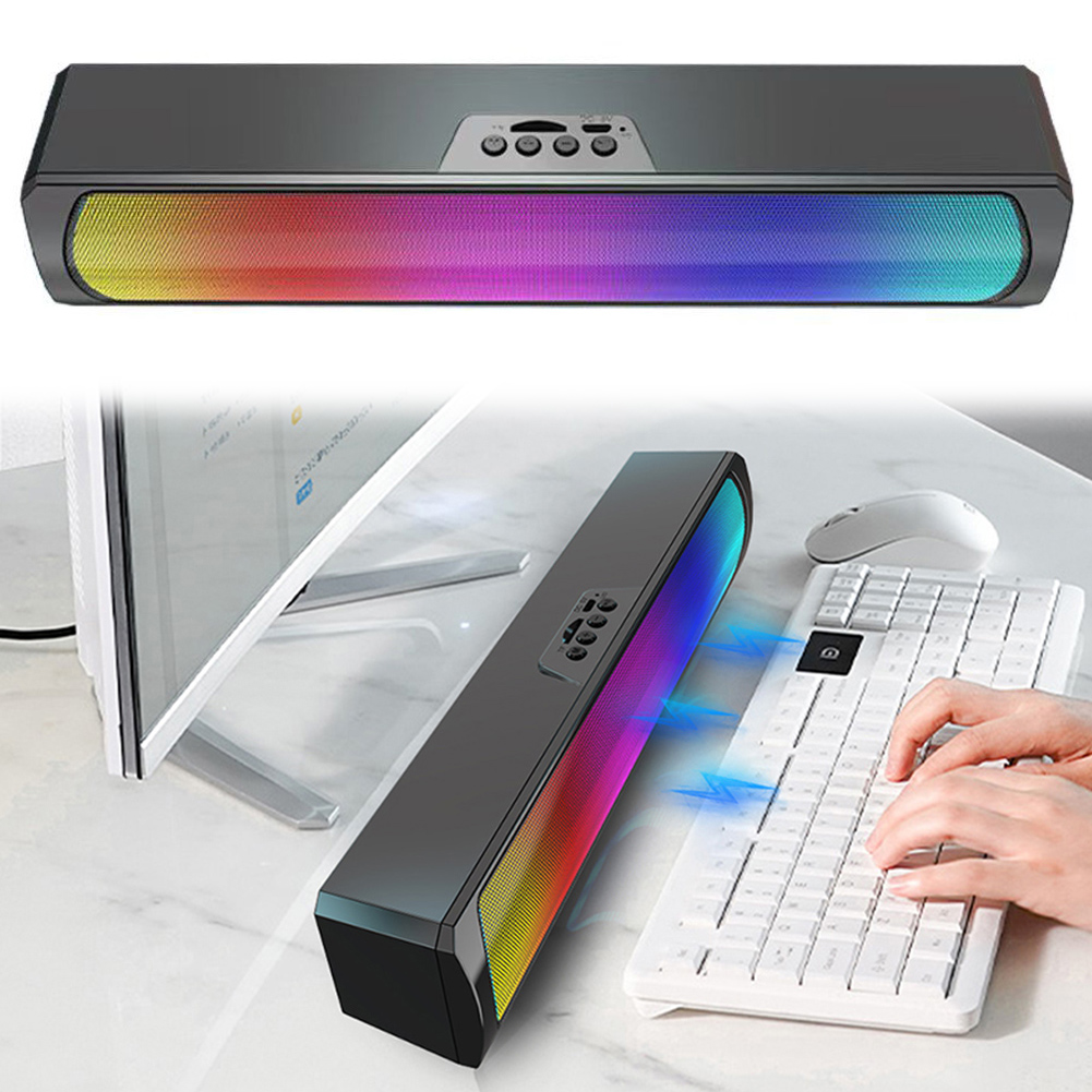 Portable Computer Sound Bar Sp - Rgb Computer Soundbar For Pc ulasan dan harga