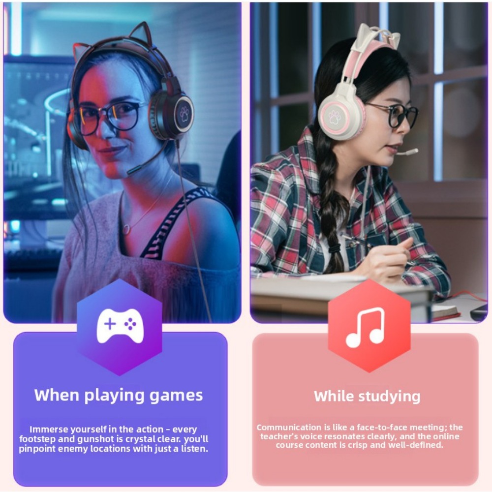 RGB Gaming Earphones with High - Gaming Headset With Mic Rgb ulasan dan harga