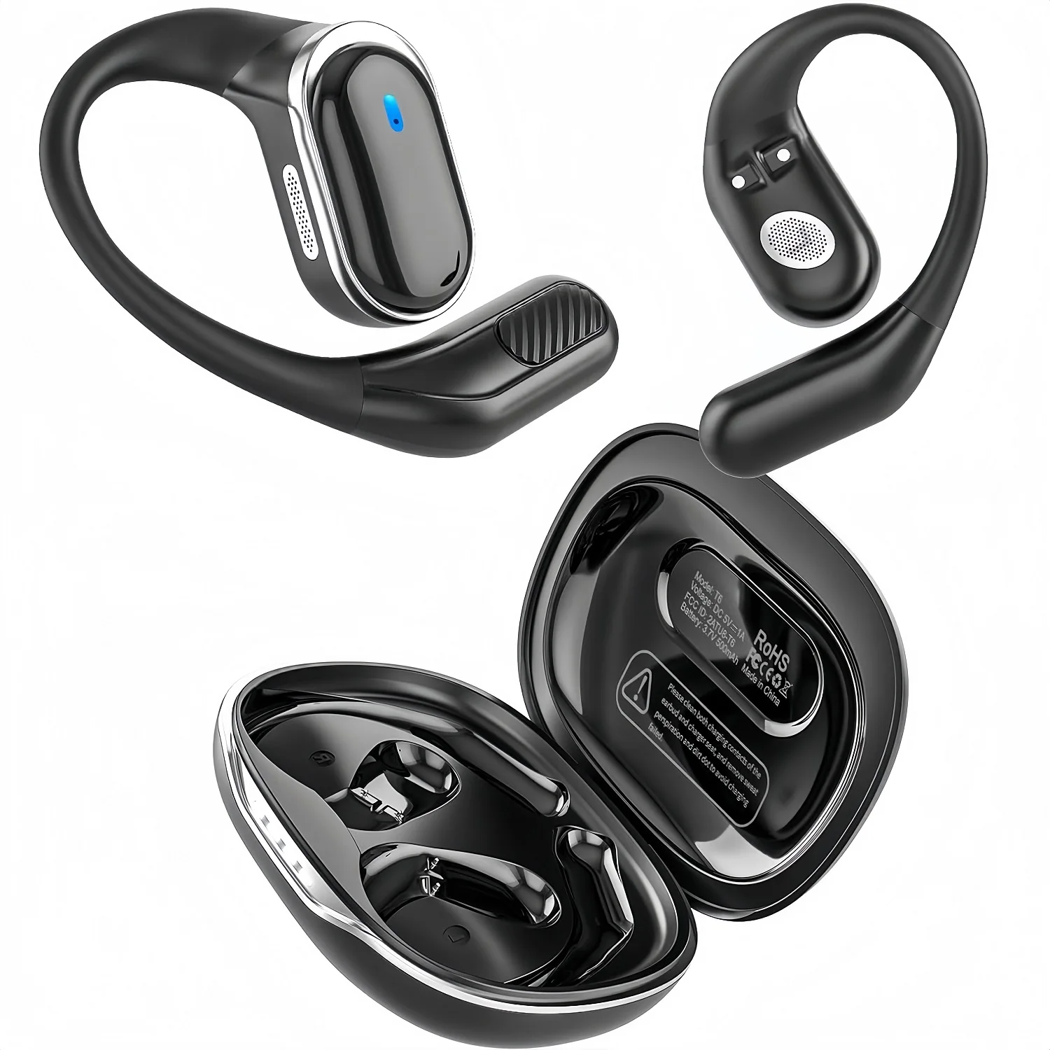 Bluetooth Earphones Wireless H - Open Ear Air Conduction Headphones ulasan dan harga